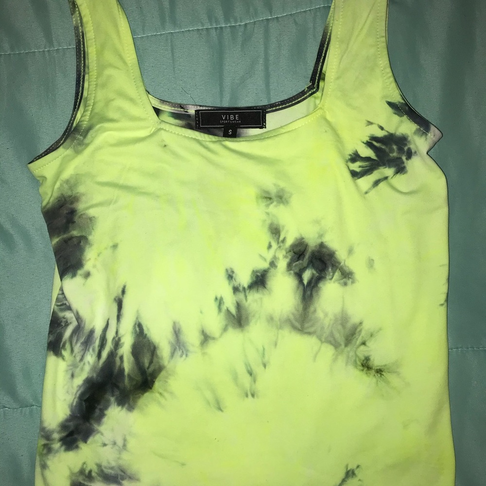 Neon VIBE tank top/ crop top
